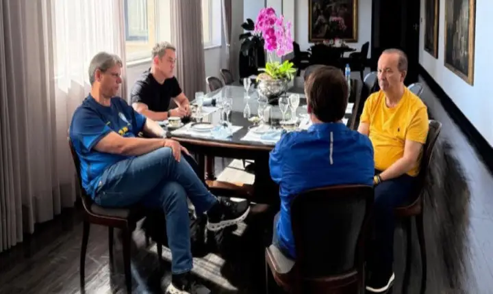 Bolsonaro, Tarcísio e Zucco se reúnem e anunciam ajuda ao RS