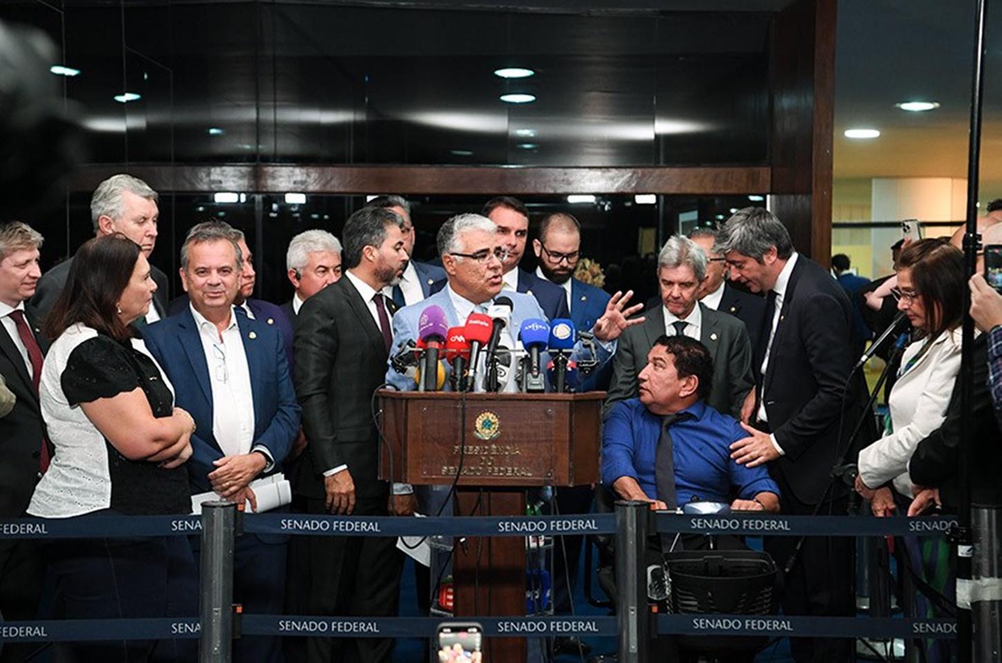 Oposição anuncia obstrução no Senado e na Câmara a partir da próxima semana