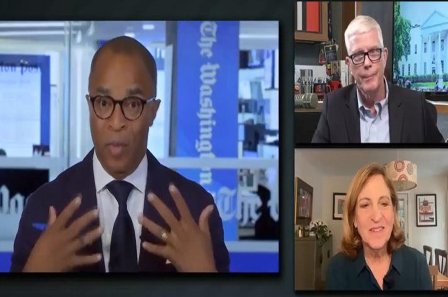 Jornalista do Washington Post abandona programa ao vivo por discordar de cobertura contra Trump